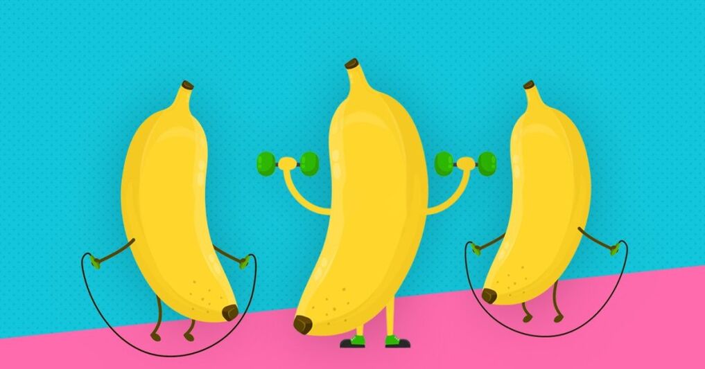 バナナは運動で陰茎の幅を広げることを模倣します